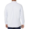 Amazon Essentials Men’s Long-Sleeve Regular-Fit Cotton Thermal Waffle Knit Shirt(Powder Blue Vertical Stripe)