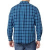 Amazon Essentials Men’s Long-Sleeve Regular-Fit Stretch Poplin Shirt(Indigo Navy Plaid)