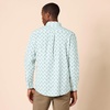 Amazon Essentials Men’s Long-Sleeve Regular-Fit Stretch Poplin Shirt(Light Blue  Bird Print)