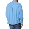 Amazon Essentials Men’s Long-Sleeve Regular-Fit Stretch Poplin Shirt(Light Blue)