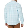 Amazon Essentials Men’s Long-Sleeve Regular-Fit Stretch Poplin Shirt(Light Blue/White  Plaid)