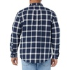 Amazon Essentials Men’s Long-Sleeve Regular-Fit Stretch Poplin Shirt(Navy/White  Buffalo Plaid)