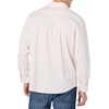Amazon Essentials Men’s Long-Sleeve Regular-Fit Stretch Poplin Shirt(Pink)