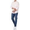 Amazon Essentials Men’s Long-Sleeve Regular-Fit Stretch Poplin Shirt(Pink)