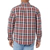 Amazon Essentials Men’s Long-Sleeve Regular-Fit Stretch Poplin Shirt(Red/Multicolor  Plaid)