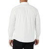 Amazon Essentials Men’s Long-Sleeve Regular-Fit Stretch Poplin Shirt(White)