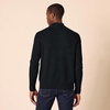 Amazon Essentials Men’s Long-Sleeve Soft Touch Cotton Blend Henley Sweater(Black)