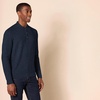 Amazon Essentials Men’s Long-Sleeve Soft Touch Cotton Blend Henley Sweater(Navy)