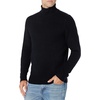 Amazon Essentials Men’s Long-Sleeve Soft Touch Cotton Blend Turtleneck Sweater(Black)