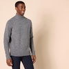 Amazon Essentials Men’s Long-Sleeve Soft Touch Cotton Blend Turtleneck Sweater(Charcoal Marl)