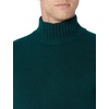 Amazon Essentials Men’s Long-Sleeve Soft Touch Cotton Blend Turtleneck Sweater(Forest Green)