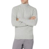 Amazon Essentials Men’s Long-Sleeve Soft Touch Cotton Blend Turtleneck Sweater(Light Grey)