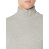 Amazon Essentials Men’s Long-Sleeve Soft Touch Cotton Blend Turtleneck Sweater(Light Grey)