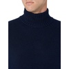 Amazon Essentials Men’s Long-Sleeve Soft Touch Cotton Blend Turtleneck Sweater(Navy)