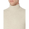 Amazon Essentials Men’s Long-Sleeve Soft Touch Cotton Blend Turtleneck Sweater(Off-white)