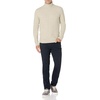 Amazon Essentials Men’s Long-Sleeve Soft Touch Cotton Blend Turtleneck Sweater(Off-white)