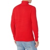 Amazon Essentials Men’s Long-Sleeve Soft Touch Cotton Blend Turtleneck Sweater(Red)