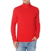 Amazon Essentials Men’s Long-Sleeve Soft Touch Cotton Blend Turtleneck Sweater(Red)