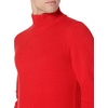 Amazon Essentials Men’s Long-Sleeve Soft Touch Cotton Blend Turtleneck Sweater(Red)