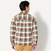 Amazon Essentials Men’s Modern Oversized-Fit Cotton Button-Down Oxford Shirt(Brown Mint Country Plaid)