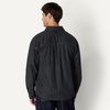 Amazon Essentials Men’s Modern Oversized-Fit Denim Button-Down Shirt, Button Front(Black)