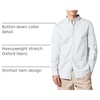 Amazon Essentials Men’s Oxford Shirt, Slim-Fit Stretch, Long-Sleeve, Button Up(Light Grey)