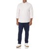 Amazon Essentials Men’s Oxford Shirt, Slim-Fit Stretch, Long-Sleeve, Button Up(Pale Pink)
