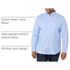 Amazon Essentials Men’s Oxford Shirt, Slim-Fit Stretch, Long-Sleeve, Button Up(Powder Blue)