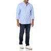 Amazon Essentials Men’s Oxford Shirt, Slim-Fit Stretch, Long-Sleeve, Button Up(Powder Blue)