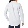 Amazon Essentials Men’s Oxford Shirt, Slim-Fit Stretch, Long-Sleeve, Button Up(Powder Blue Vertical Stripe)