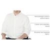 Amazon Essentials Men’s Oxford Shirt, Slim-Fit Stretch, Long-Sleeve, Button Up(White)