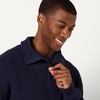 Amazon Essentials Men’s Quarter-Zip Rib-Knit Relaxed-Fit Cotton Sweater(Navy)
