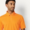 Amazon Essentials Men’s Regular Fit Golf Polo Shirt, Moisture-Wicking Quick Dry, Recycled Polyester, Short Sleeve(Apricot Orange)