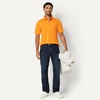 Amazon Essentials Men’s Regular Fit Golf Polo Shirt, Moisture-Wicking Quick Dry, Recycled Polyester, Short Sleeve(Apricot Orange)