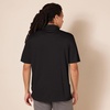 Amazon Essentials Men’s Regular Fit Golf Polo Shirt, Moisture-Wicking Quick Dry, Recycled Polyester, Short Sleeve(Black)