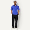 Amazon Essentials Men’s Regular Fit Golf Polo Shirt, Moisture-Wicking Quick Dry, Recycled Polyester, Short Sleeve(Blue)