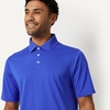 Amazon Essentials Men’s Regular Fit Golf Polo Shirt, Moisture-Wicking Quick Dry, Recycled Polyester, Short Sleeve(Blue)