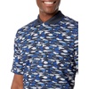 Amazon Essentials Men’s Regular Fit Golf Polo Shirt, Moisture-Wicking Quick Dry, Recycled Polyester, Short Sleeve(Blue Fish)