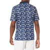 Amazon Essentials Men’s Regular Fit Golf Polo Shirt, Moisture-Wicking Quick Dry, Recycled Polyester, Short Sleeve(Blue Fish)