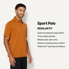 Amazon Essentials Men’s Regular Fit Golf Polo Shirt, Moisture-Wicking Quick Dry, Recycled Polyester, Short Sleeve(Caramel)