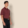 Amazon Essentials Men’s Regular Fit Golf Polo Shirt, Moisture-Wicking Quick Dry, Recycled Polyester, Short Sleeve(Dark Burgundy)