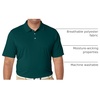 Amazon Essentials Men’s Regular Fit Golf Polo Shirt, Moisture-Wicking Quick Dry, Recycled Polyester, Short Sleeve(Dark Green)