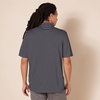 Amazon Essentials Men’s Regular Fit Golf Polo Shirt, Moisture-Wicking Quick Dry, Recycled Polyester, Short Sleeve(Dark Grey Heather)