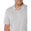 Amazon Essentials Men’s Regular Fit Golf Polo Shirt, Moisture-Wicking Quick Dry, Recycled Polyester, Short Sleeve(Light Grey Heather)
