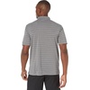 Amazon Essentials Men’s Regular Fit Golf Polo Shirt, Moisture-Wicking Quick Dry, Recycled Polyester, Short Sleeve(Medium Grey Heather White Stripe)
