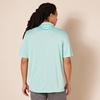 Amazon Essentials Men’s Regular Fit Golf Polo Shirt, Moisture-Wicking Quick Dry, Recycled Polyester, Short Sleeve(Pale Aqua Blue)