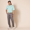 Amazon Essentials Men’s Regular Fit Golf Polo Shirt, Moisture-Wicking Quick Dry, Recycled Polyester, Short Sleeve(Pale Aqua Blue)