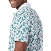 Amazon Essentials Men’s Regular Fit Golf Polo Shirt, Moisture-Wicking Quick Dry, Recycled Polyester, Short Sleeve(Pale Blue Flamingo)