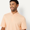 Amazon Essentials Men’s Regular Fit Golf Polo Shirt, Moisture-Wicking Quick Dry, Recycled Polyester, Short Sleeve(Pale Peach)