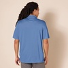 Amazon Essentials Men’s Regular Fit Golf Polo Shirt, Moisture-Wicking Quick Dry, Recycled Polyester, Short Sleeve(Washed Blue)